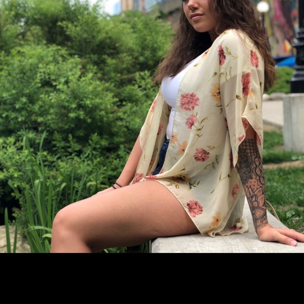 Floral kimono